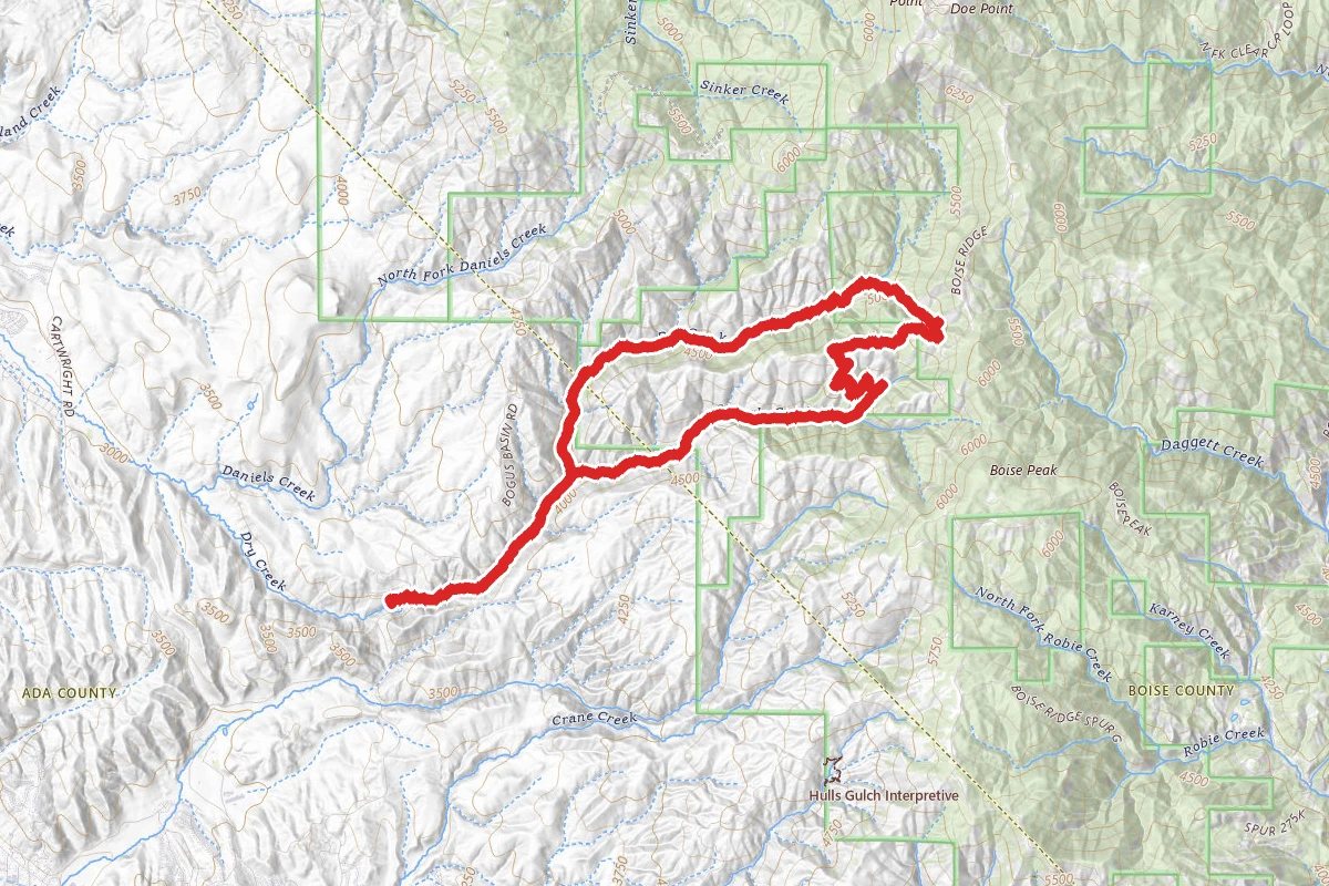 Dry Creek - Shingle Creek Loop