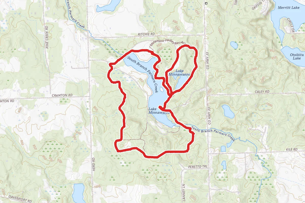 Lake Minnawanna Scenic Trail