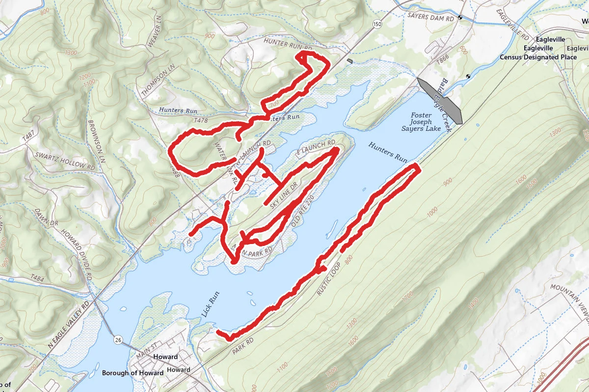 Bald Eagle State Park Trails