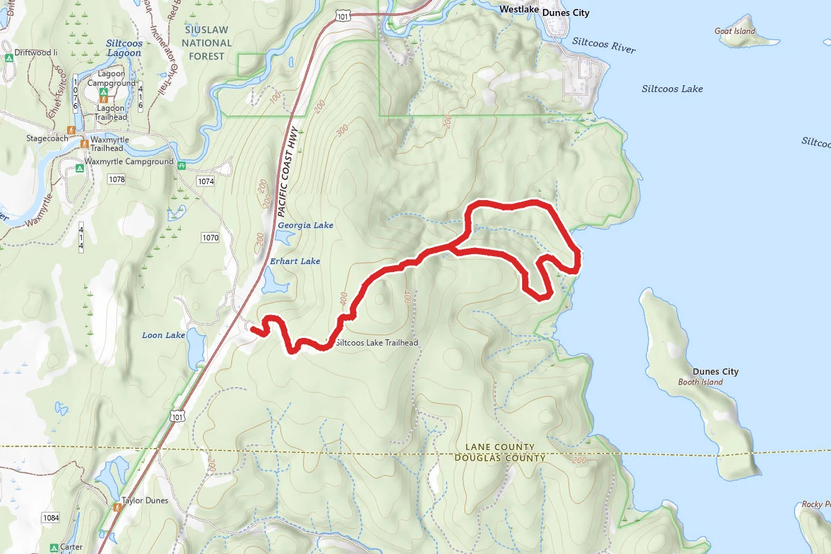 Siltcoos Lake Trail