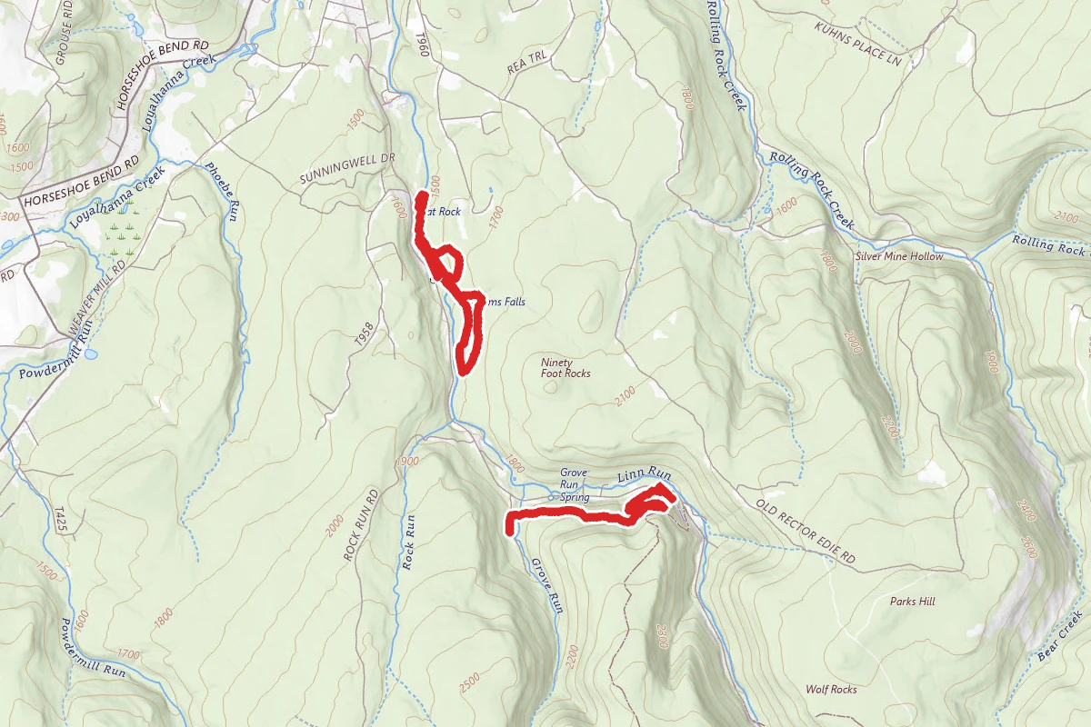 Linn Run State Park Hiking Trails