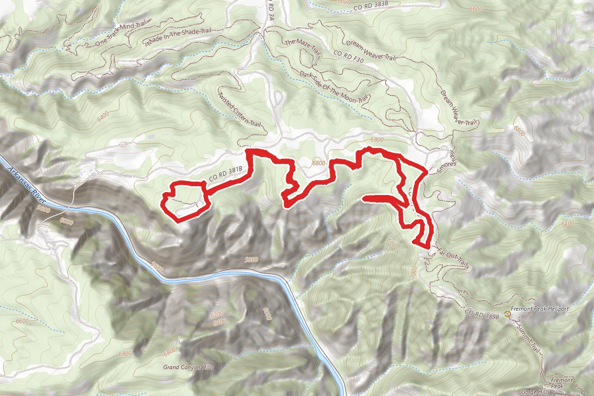 Arkansas River Canyon Rim Trail