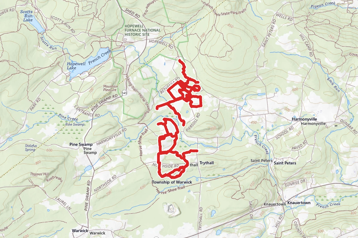 Crow's Nest Preserve Trails