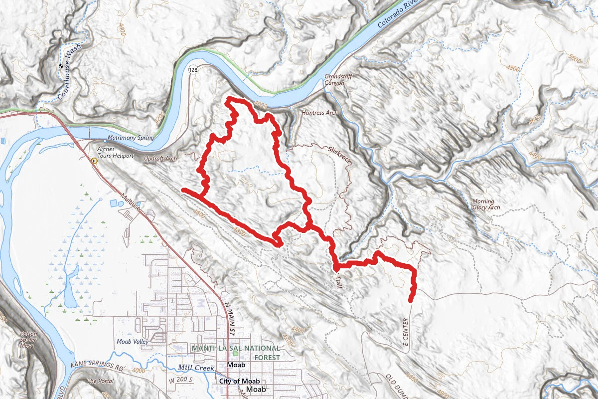 Slickrock Mountain Bike Trail