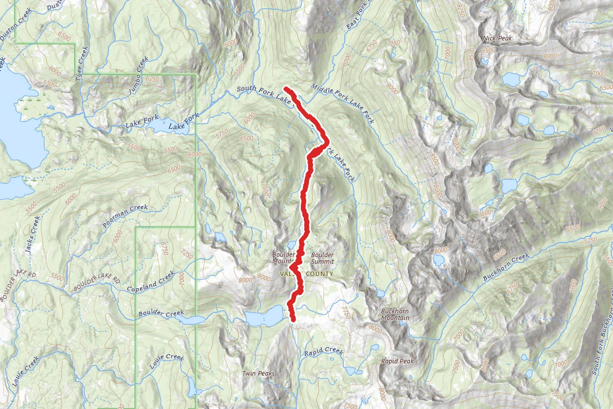 Paddy Flat-Lake Fork Creek