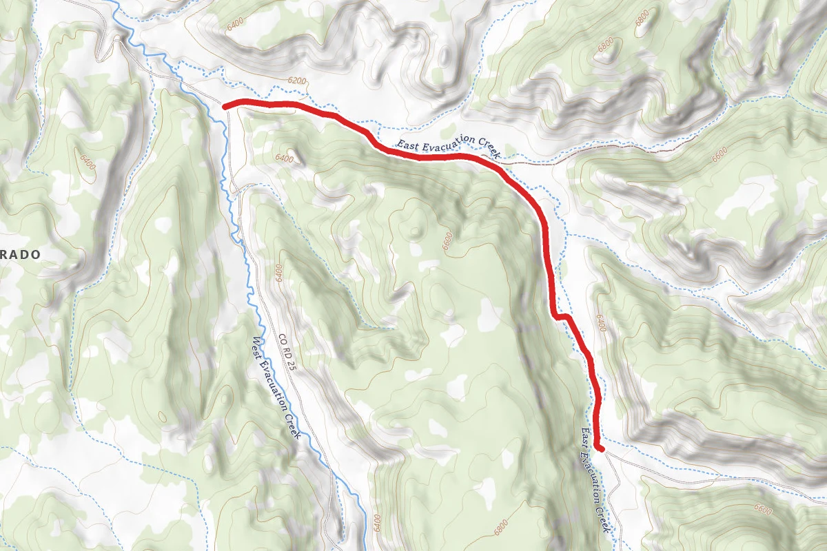 East Evacuation Creek Road
