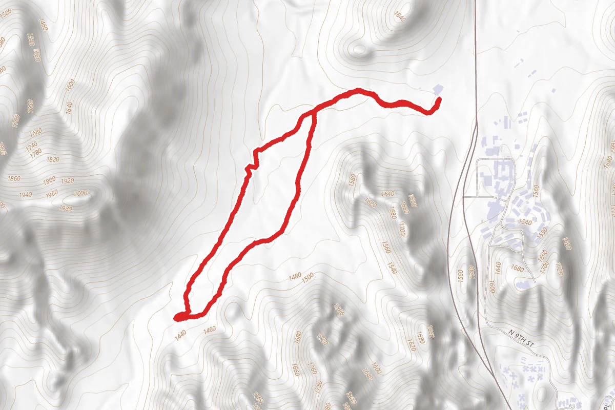 Charles M. Christiansen Trail 100 to Trail 306 Loop