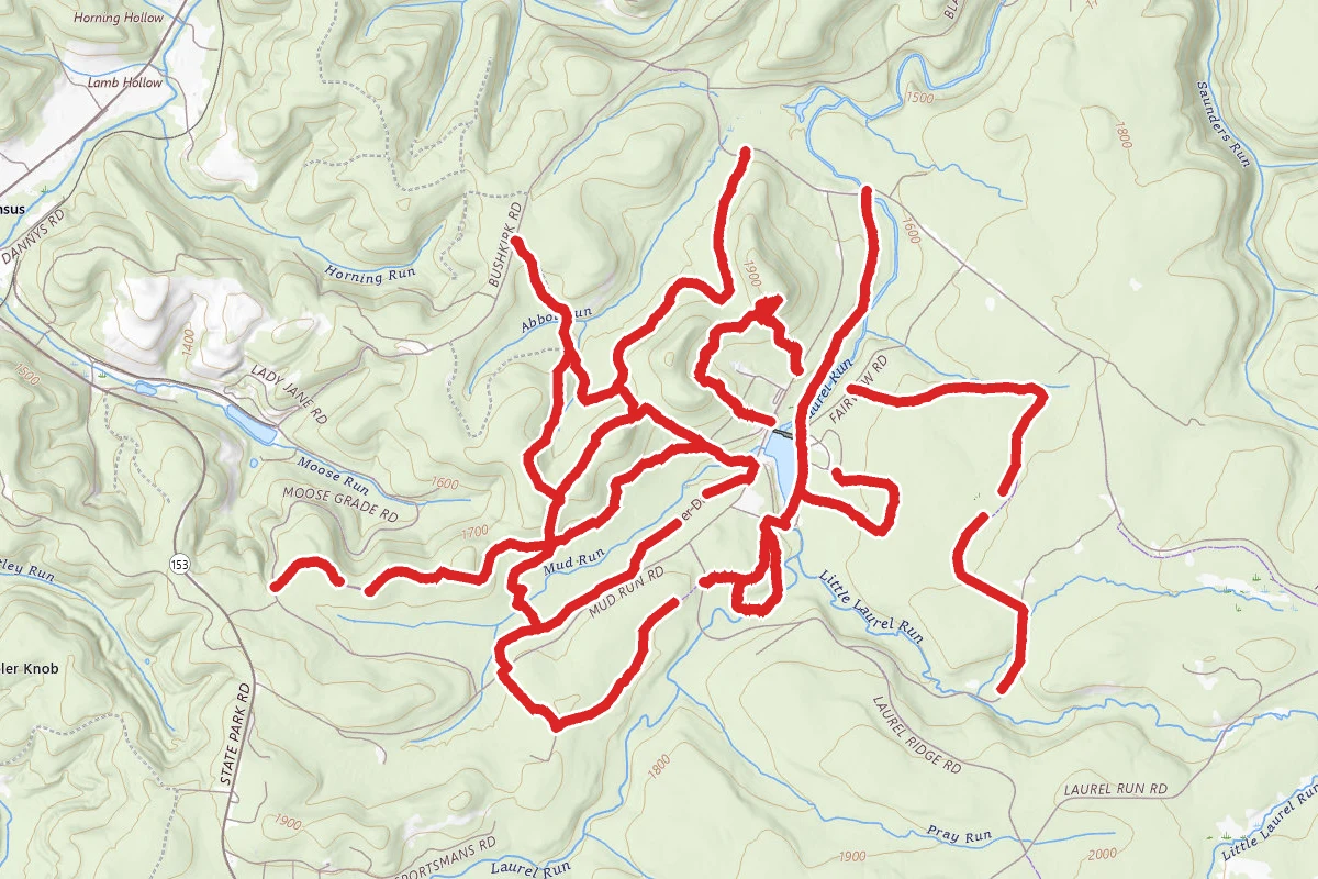 Parker Dam State Park Trails
