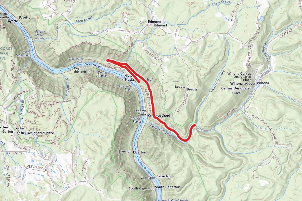 Keeneys Creek Rail Trail