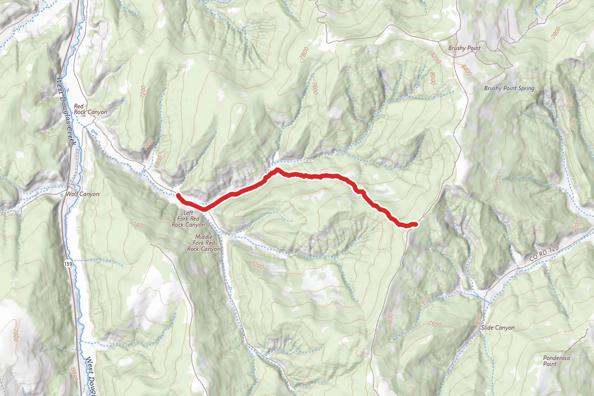 Red Rock Left Road