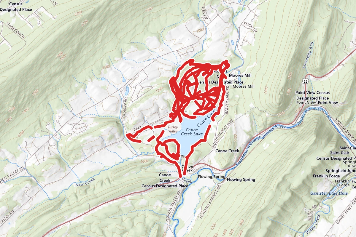 Canoe Creek State Park Trails