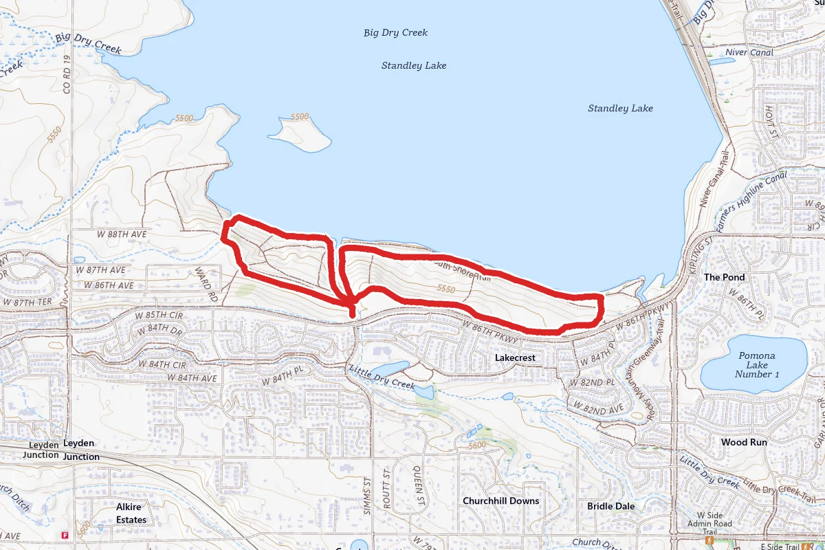 South Standley Lake Trail Loop