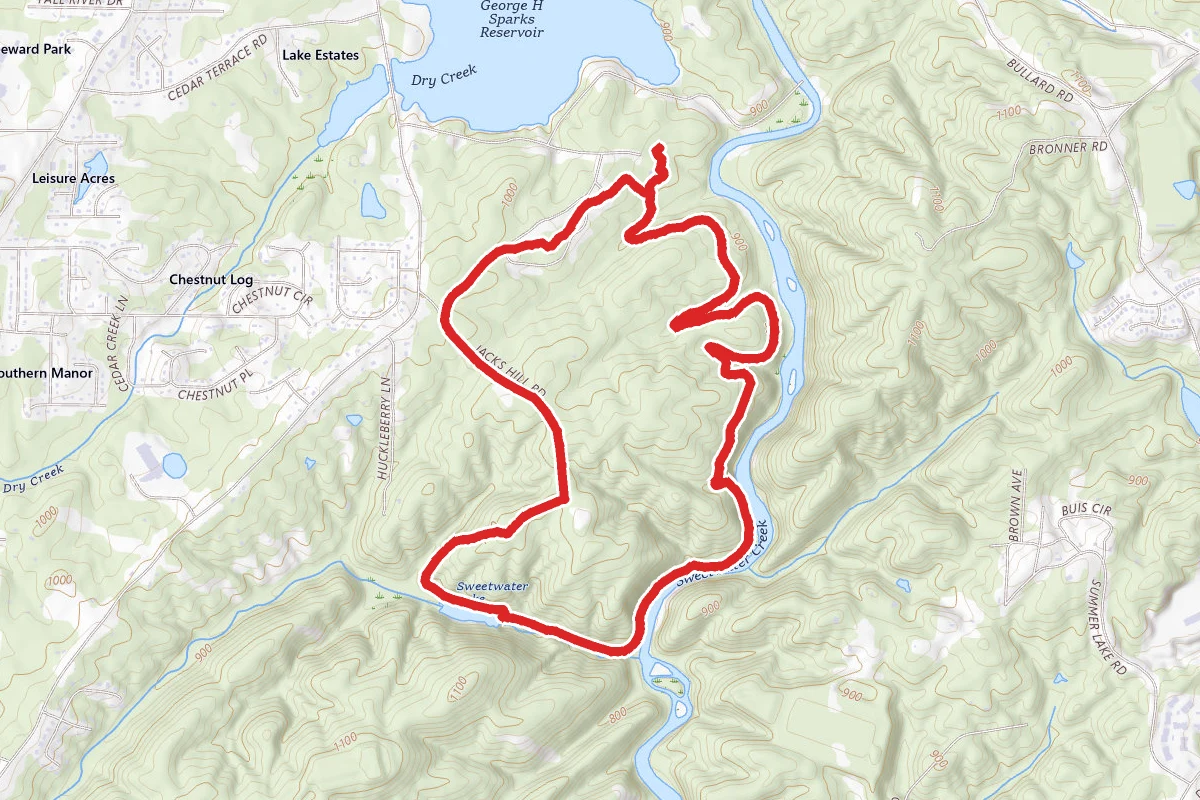Sweetwater Creek White Trail Loop