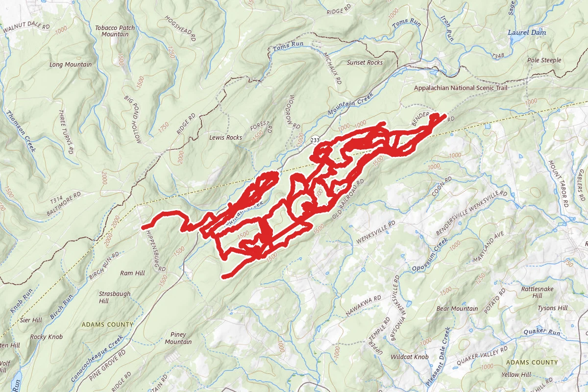 Michaux State Forest - Atv Trail System