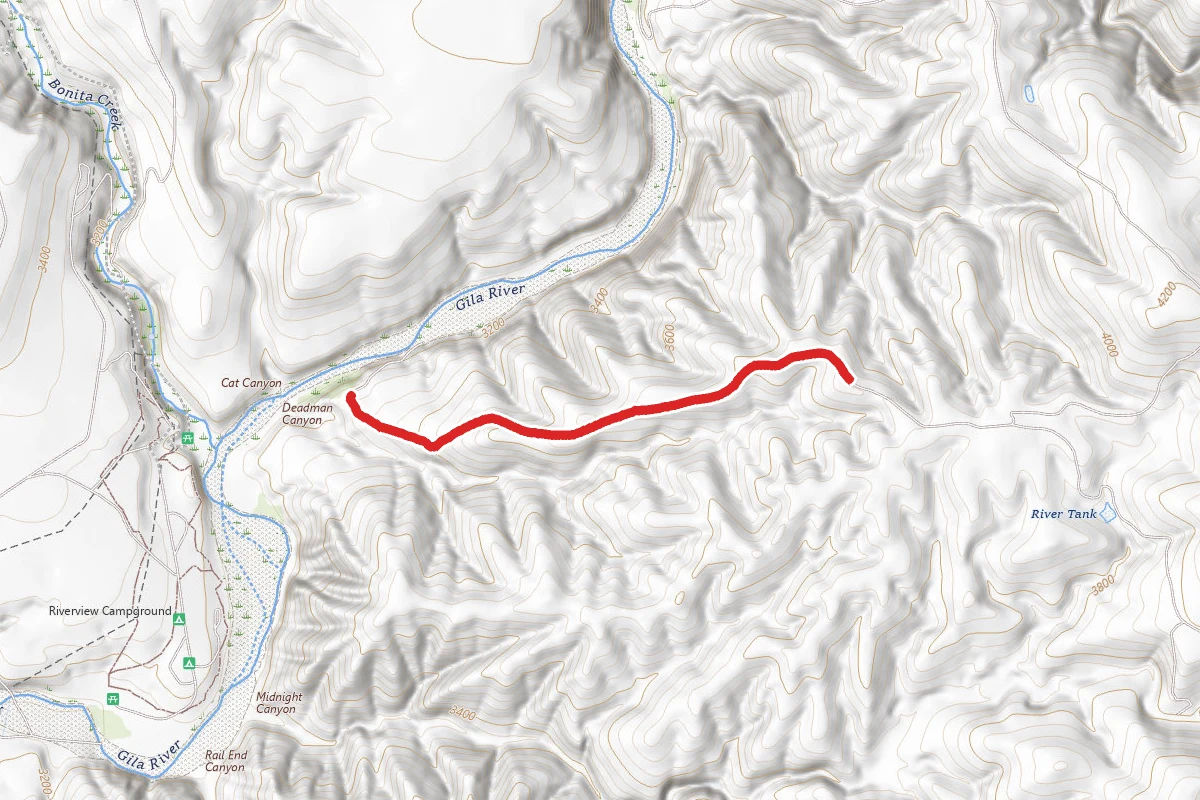 Dead Man Canyon Road
