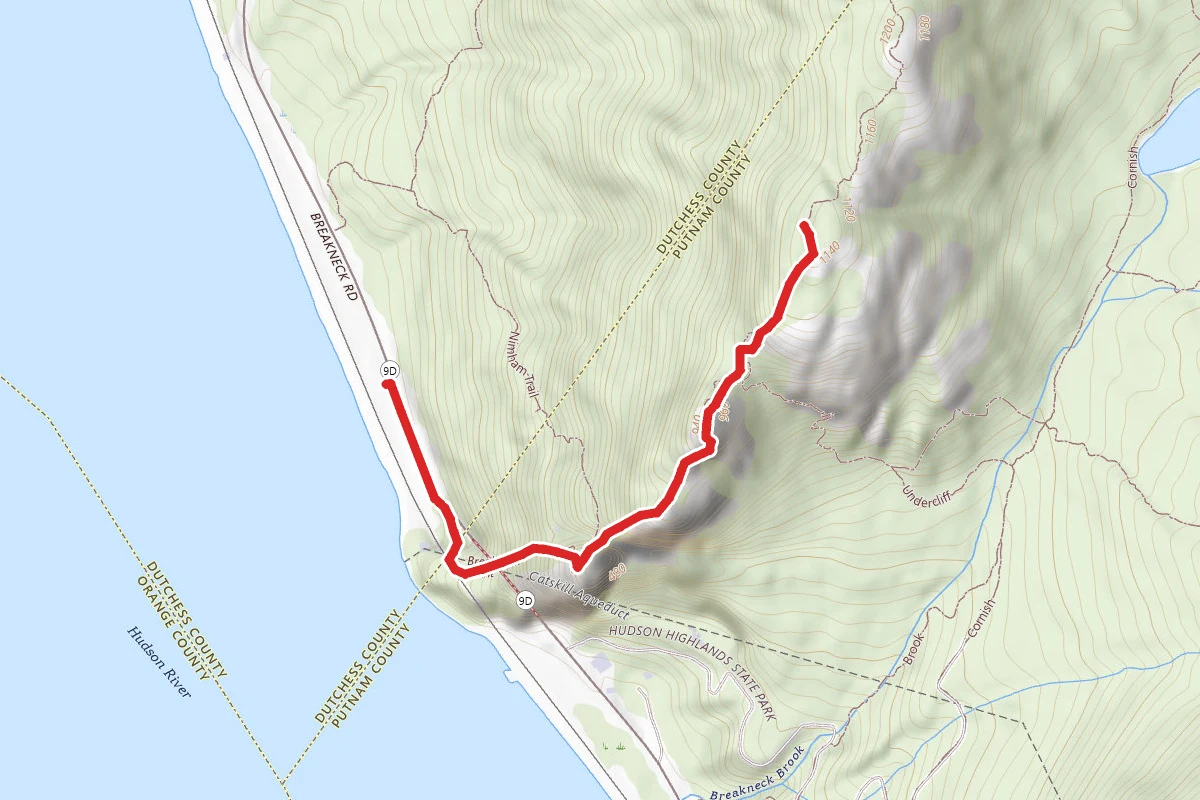 Breakneck Ridge Trail to Peak #4