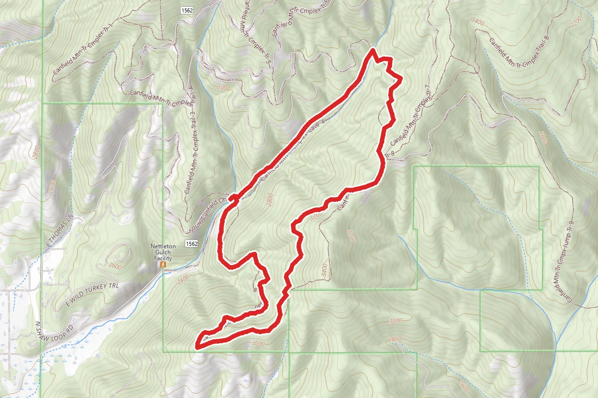 Trail 8, Penn, and Cave Trail Loop