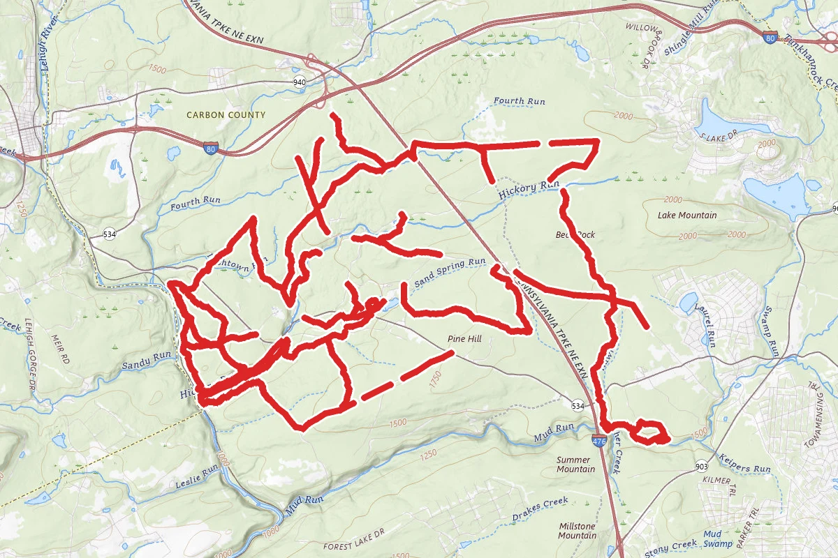 Hickory Run State Park Trails