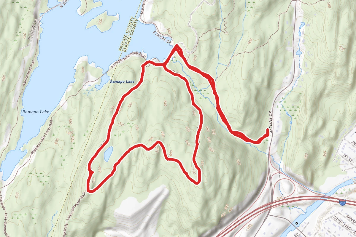 McEvoy to Lookout to Hoeferlin Memorial Trail