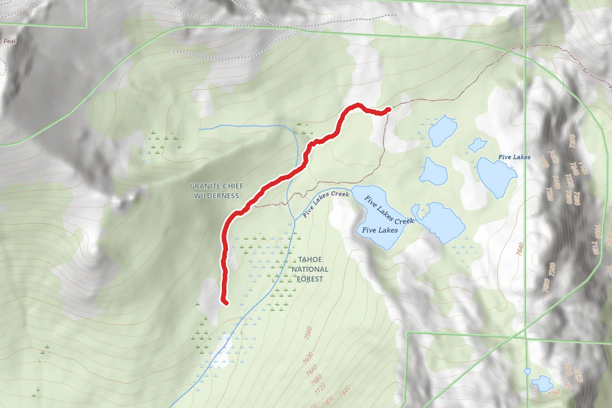 Squaw Saddle Trail