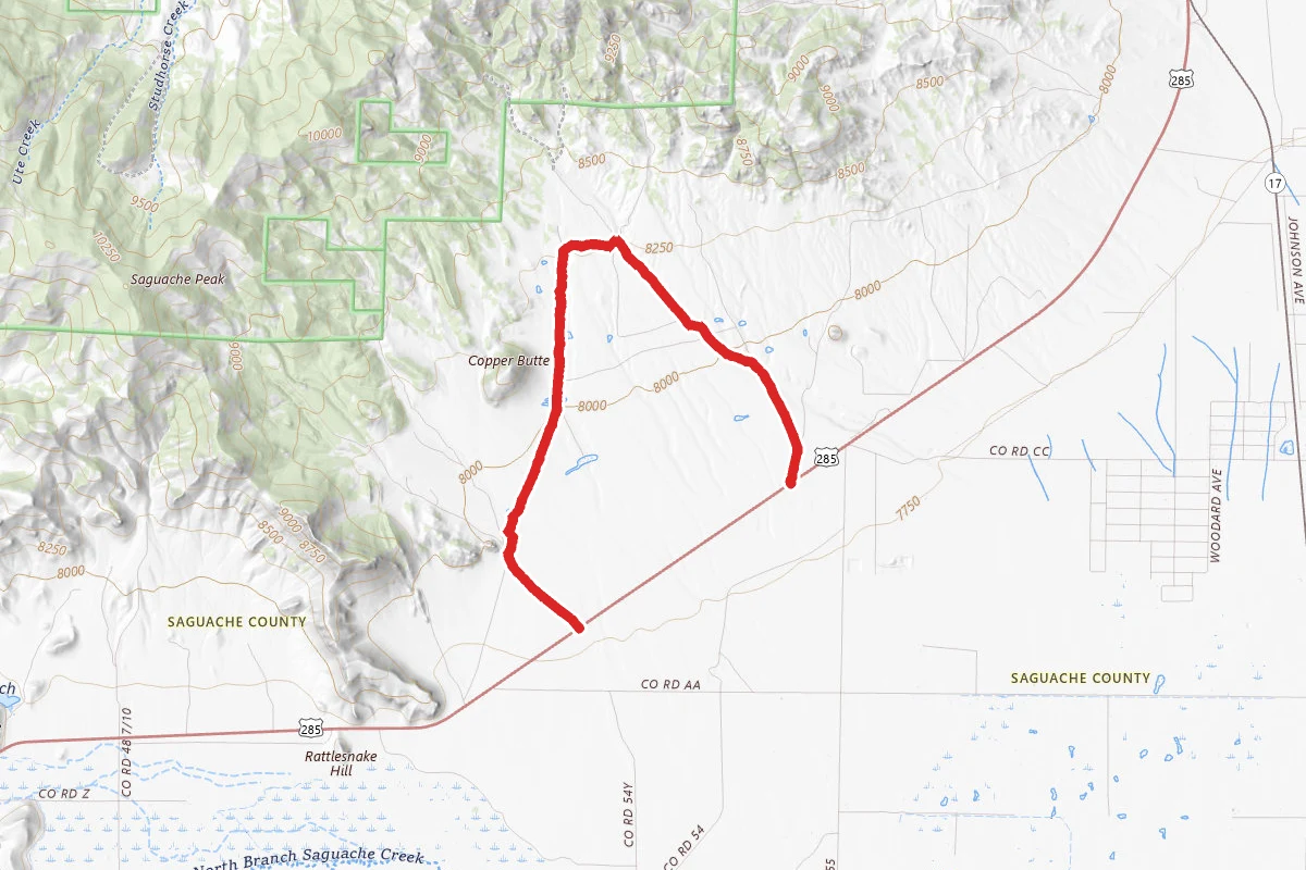 Werner Loop route map