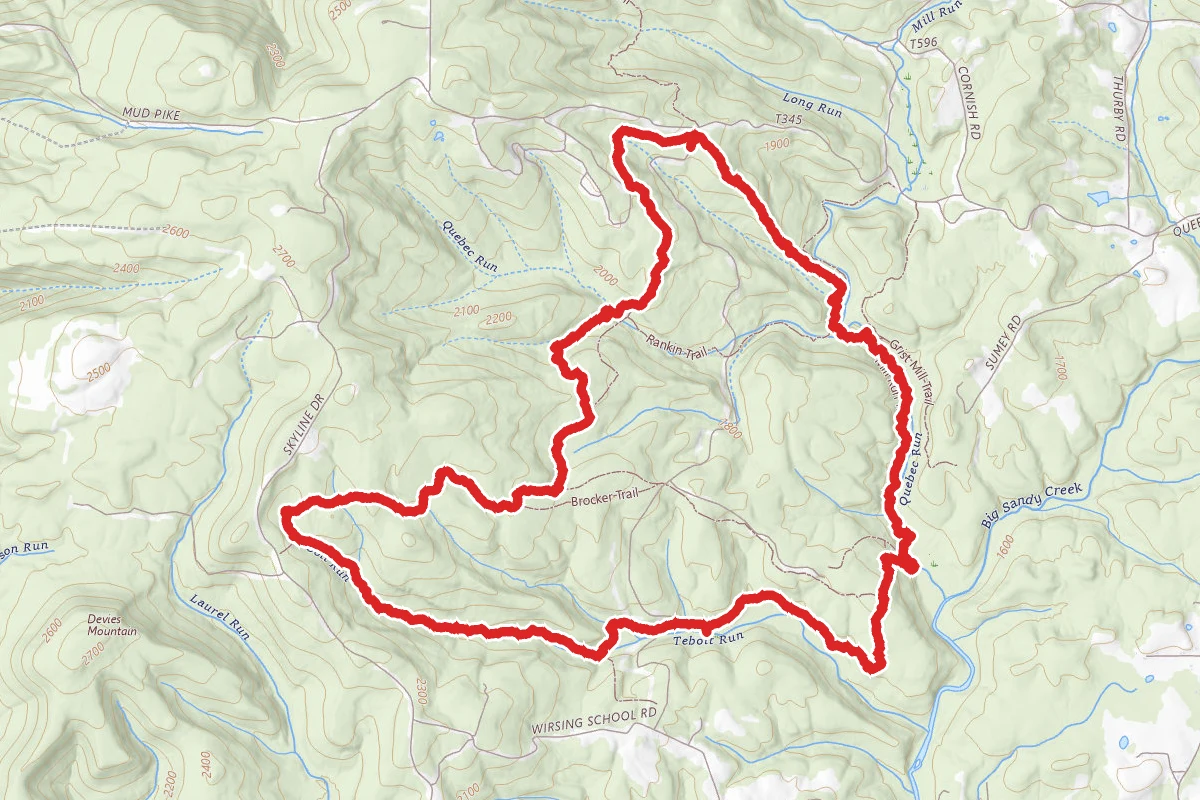 Quebec Run Outer Loop Trail