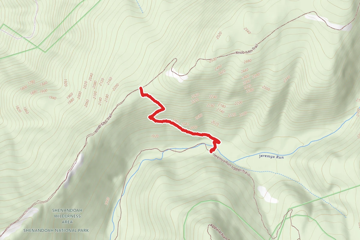 Knob Mtn Cutoff Trail