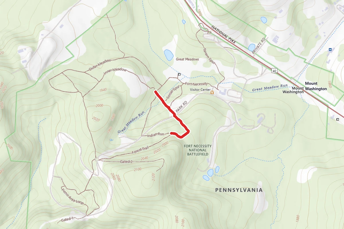 Braddock Road Trace