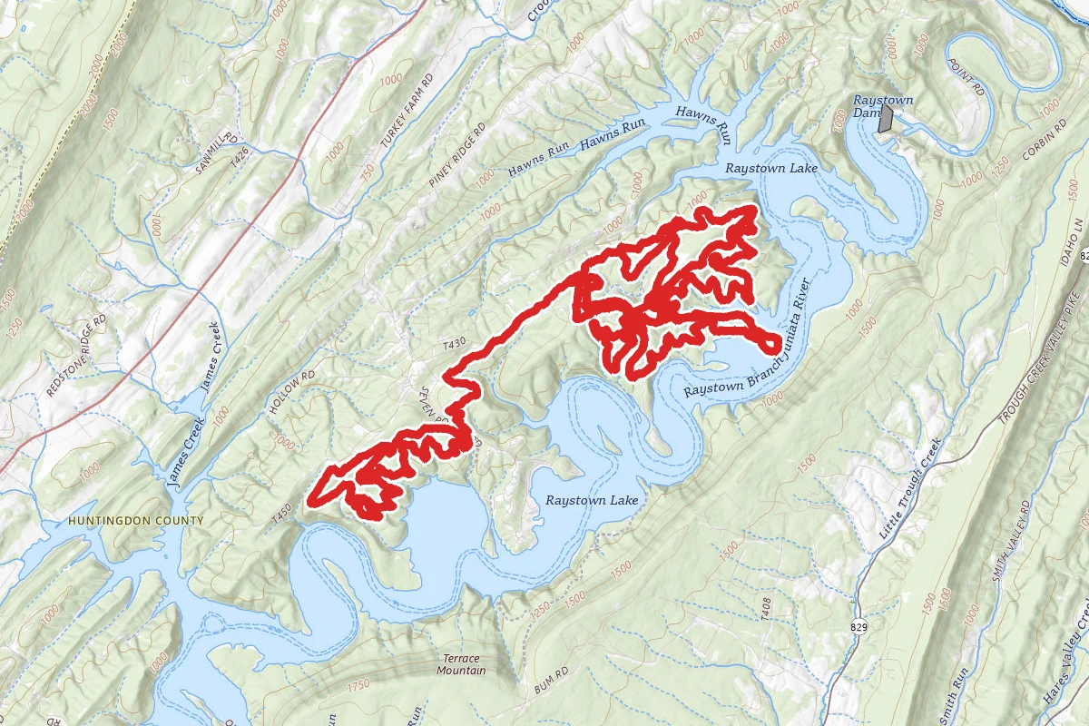 Allegrippis Trails at Raystown Lake