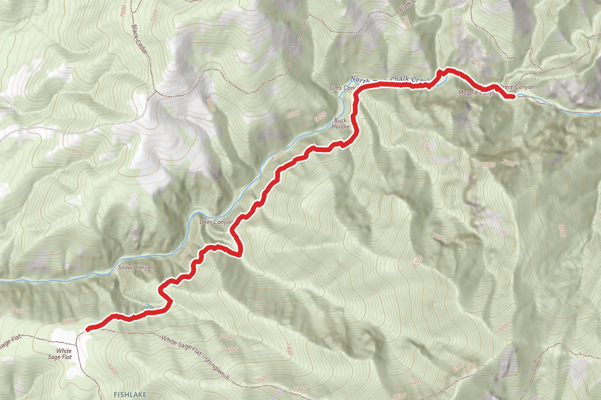 North Fork Chalk Creek