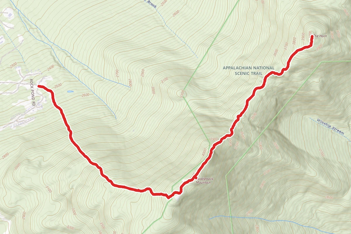 Saddleback Mountain and The Horn via Appalachian Trail