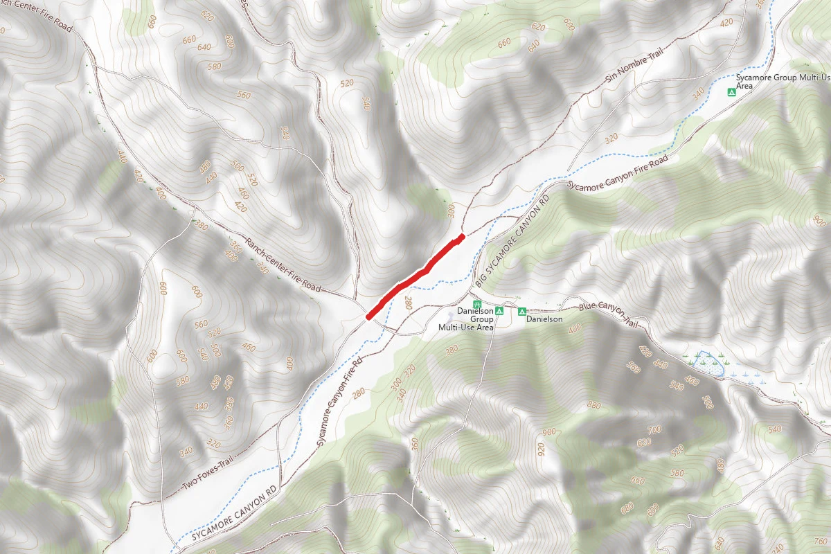 Sin Nombre Trail (formerly Syc Cyn Tr)