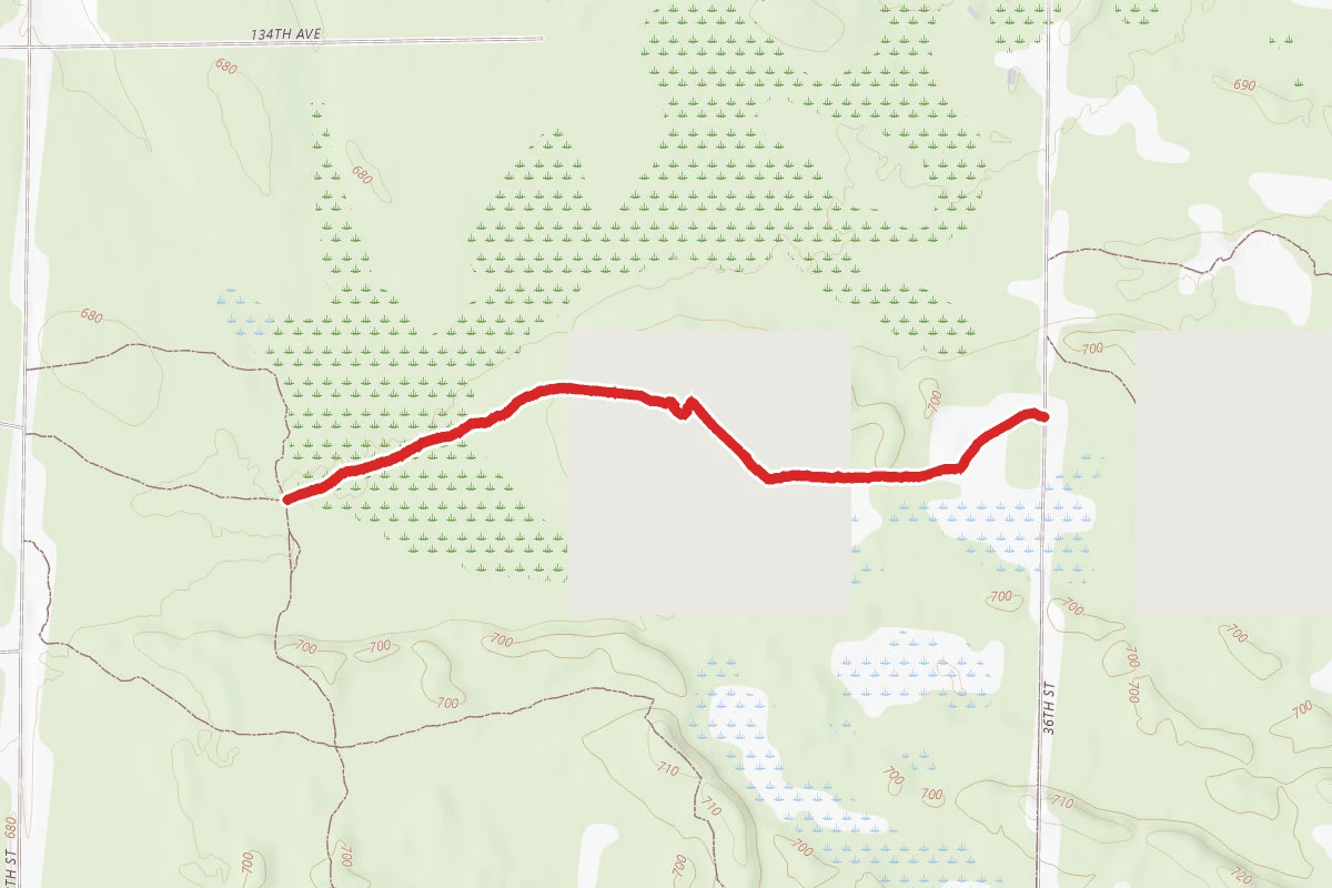 Allegan State Game Area - Equestrian Trail Silver Creek 1