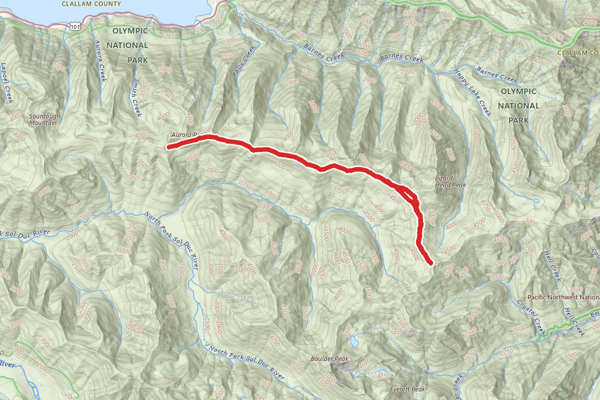 AURORA RIDGE PRIMITIVE TRAIL