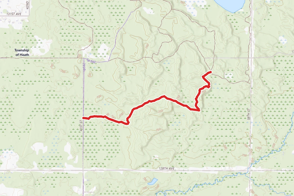 Allegan State Game Area - Equestrian Trail Silver Creek 7