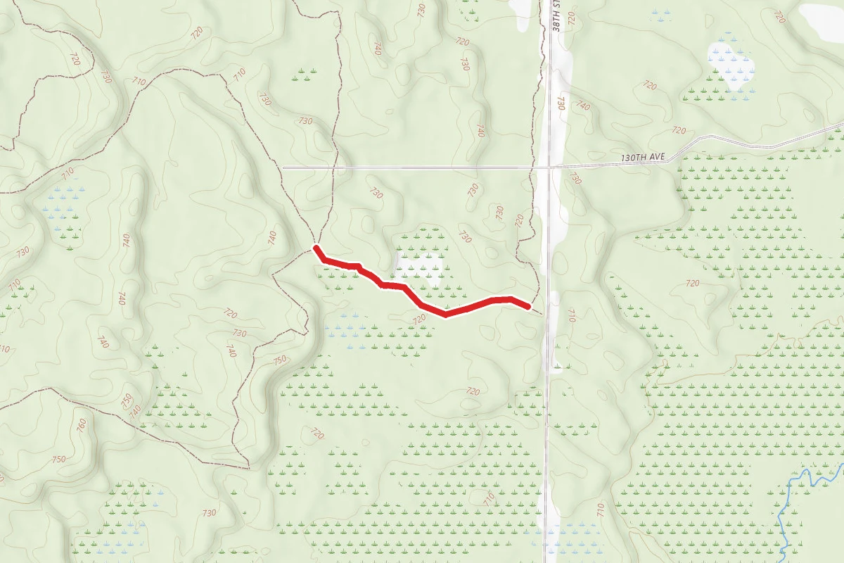 Allegan State Game Area - Equestrian Trail Silver Creek 5