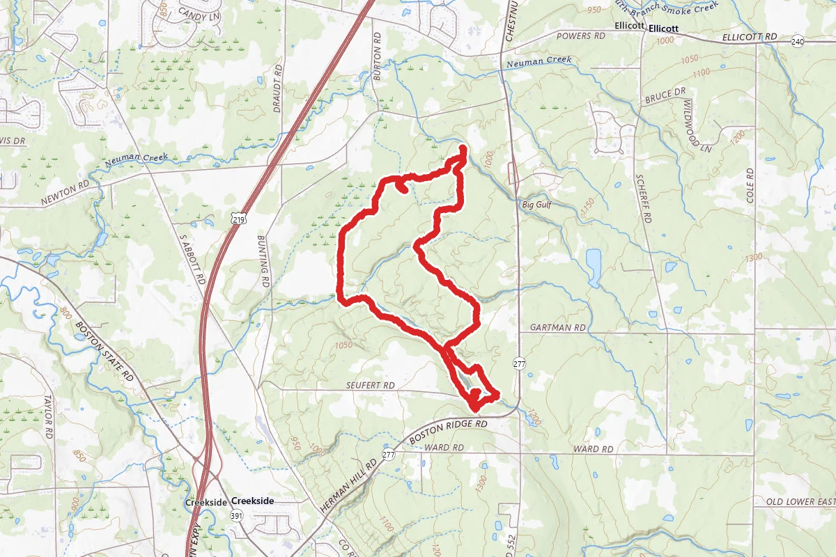 Chestnut Ridge Orienteering and Boy Scout Trails