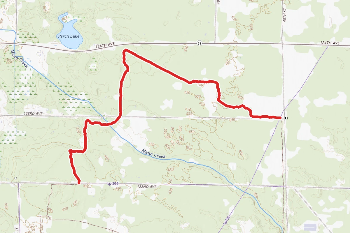 Allegan State Game Area - Equestrian Trail El1