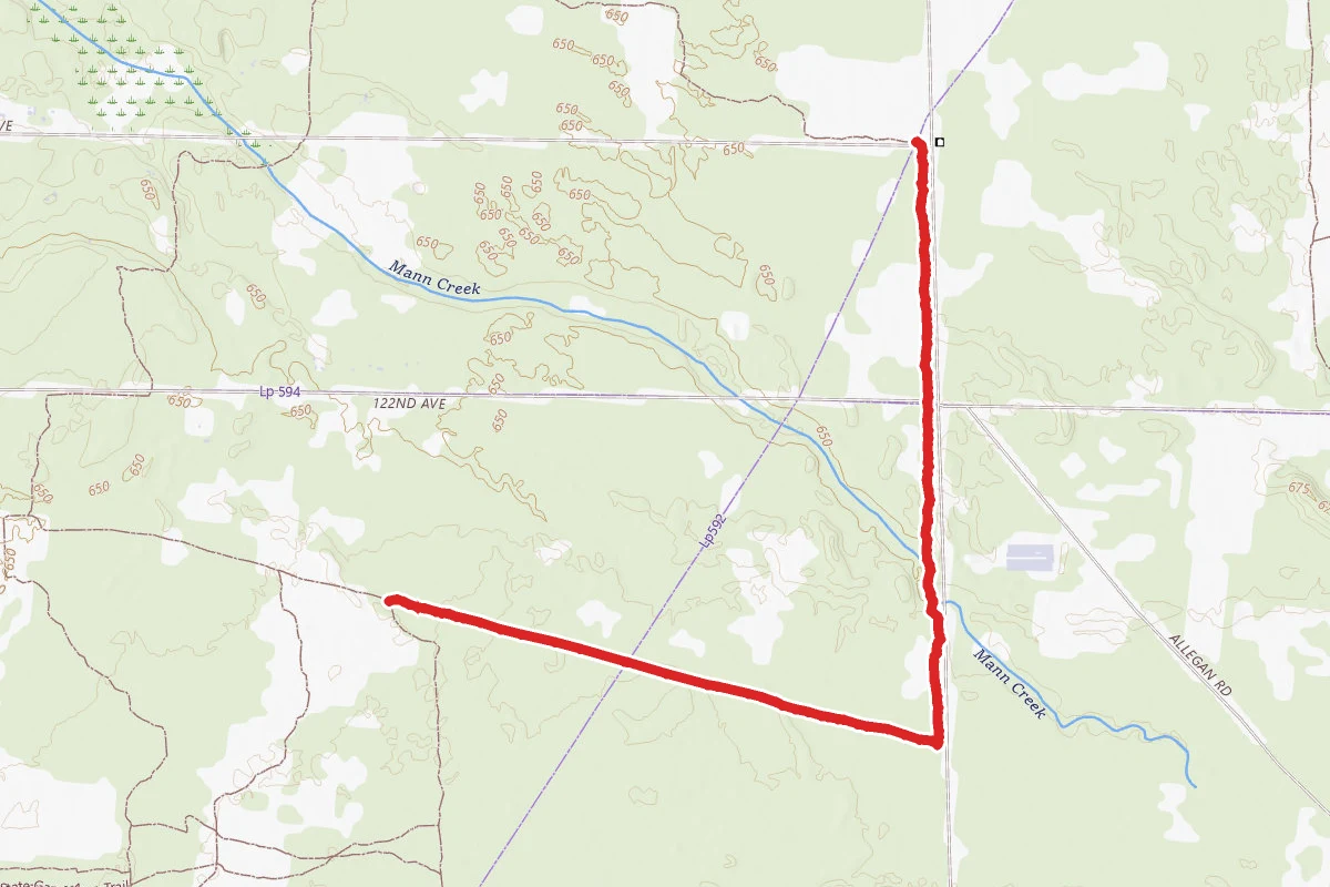 Allegan State Game Area - Equestrian Trail El1