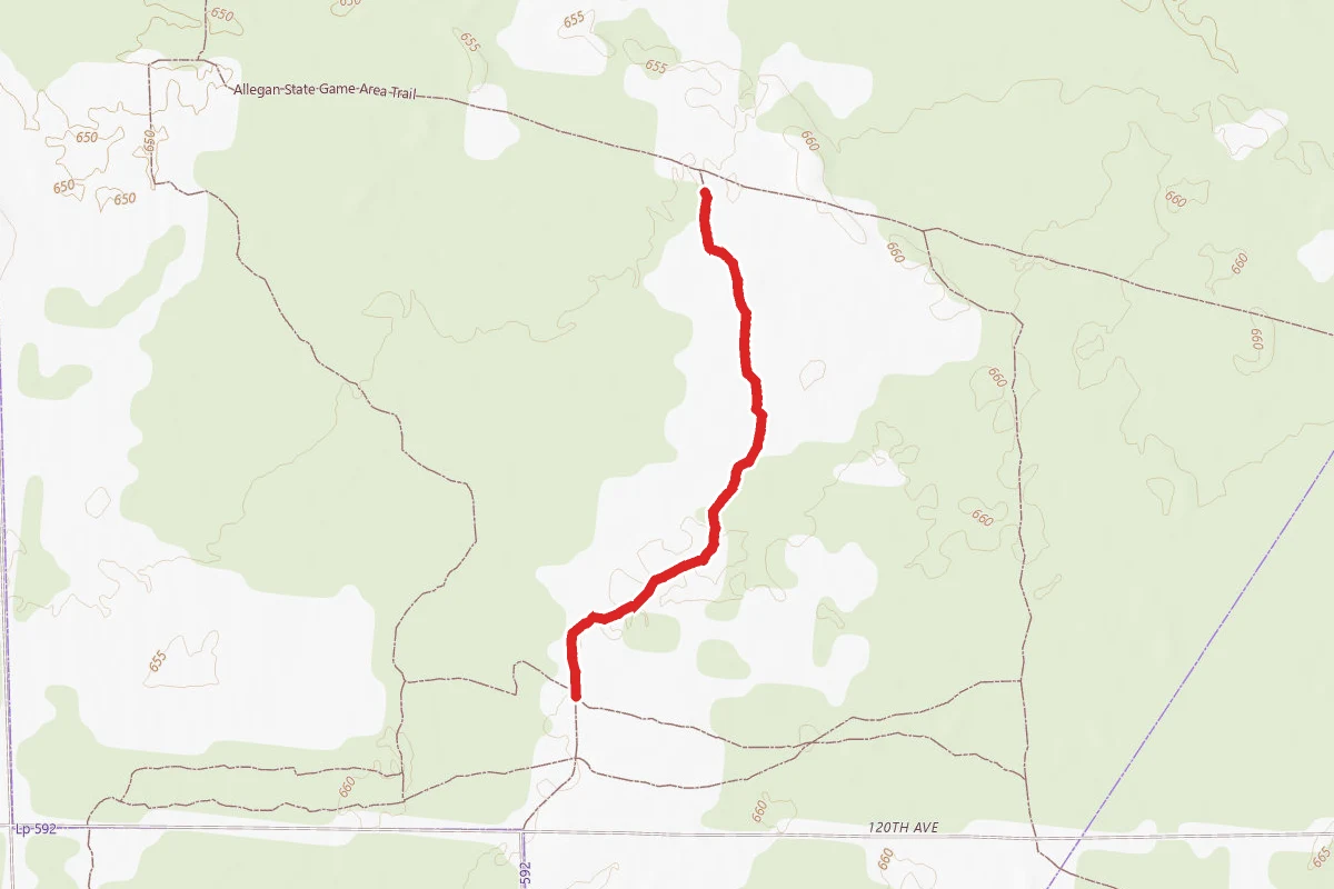 Allegan State Game Area - Equestrian Trail El1