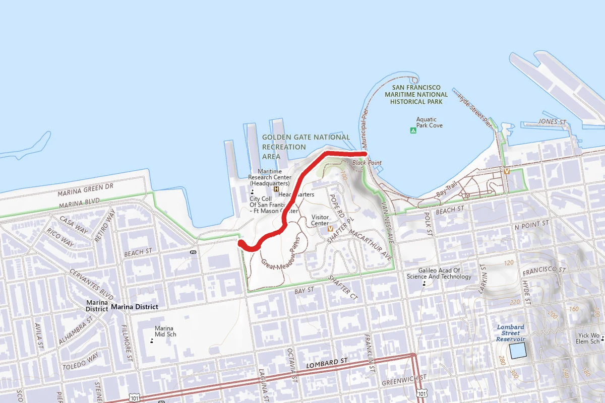 Fort Mason Bay Trail