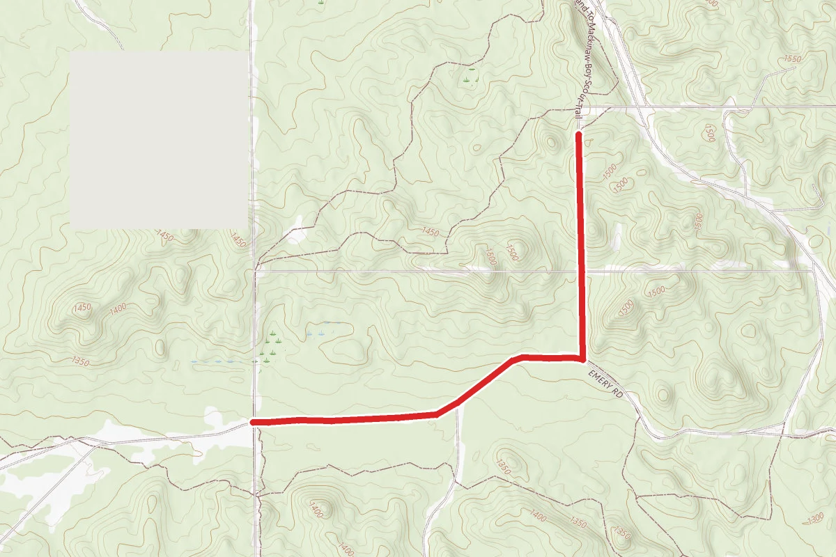 Midland to Mackinaw Boy Scout Trail