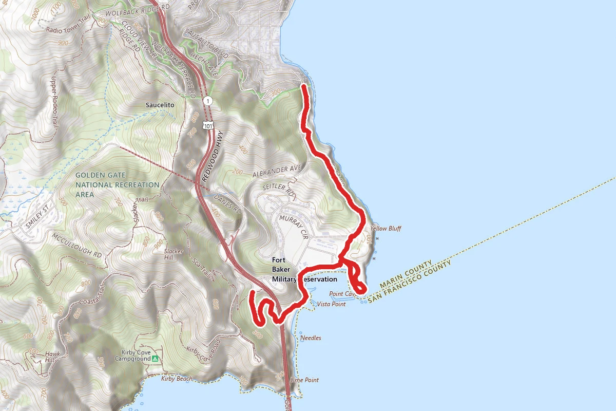 Fort Baker Bay Trail