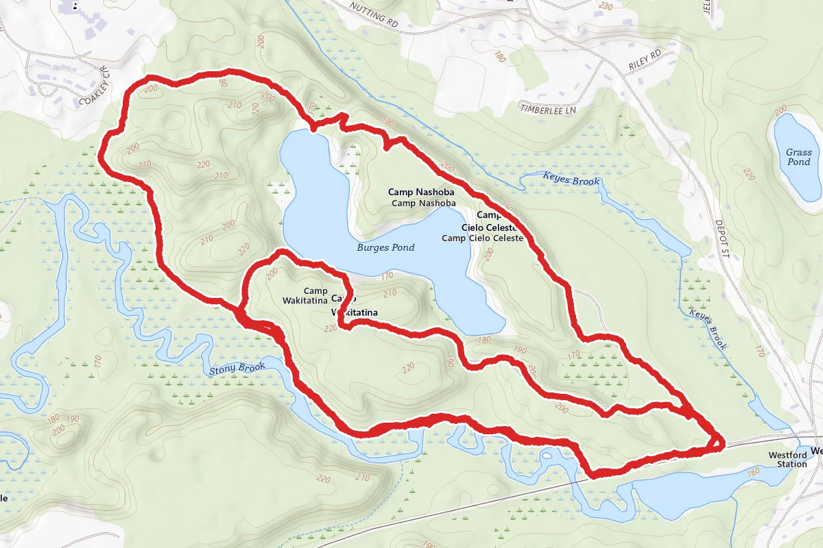 East Boston Camps and Gould Road Loop Trail