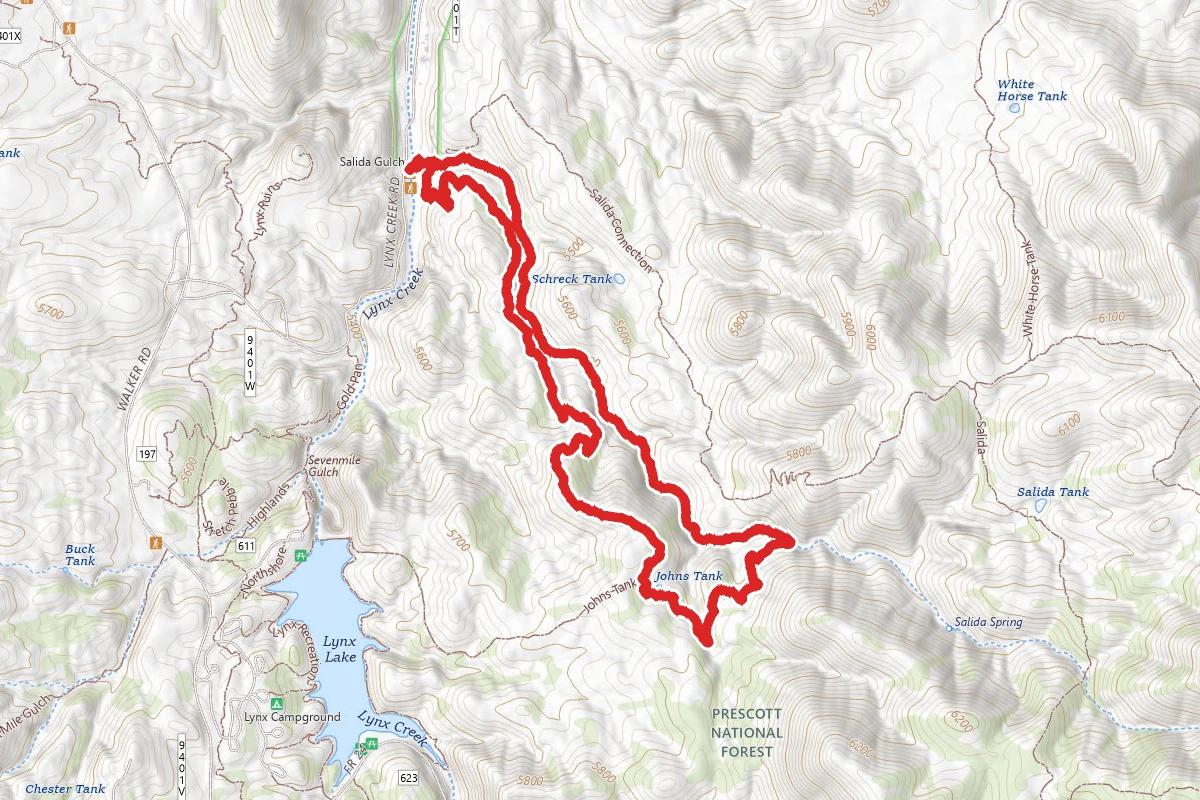 Salida Gulch Trail