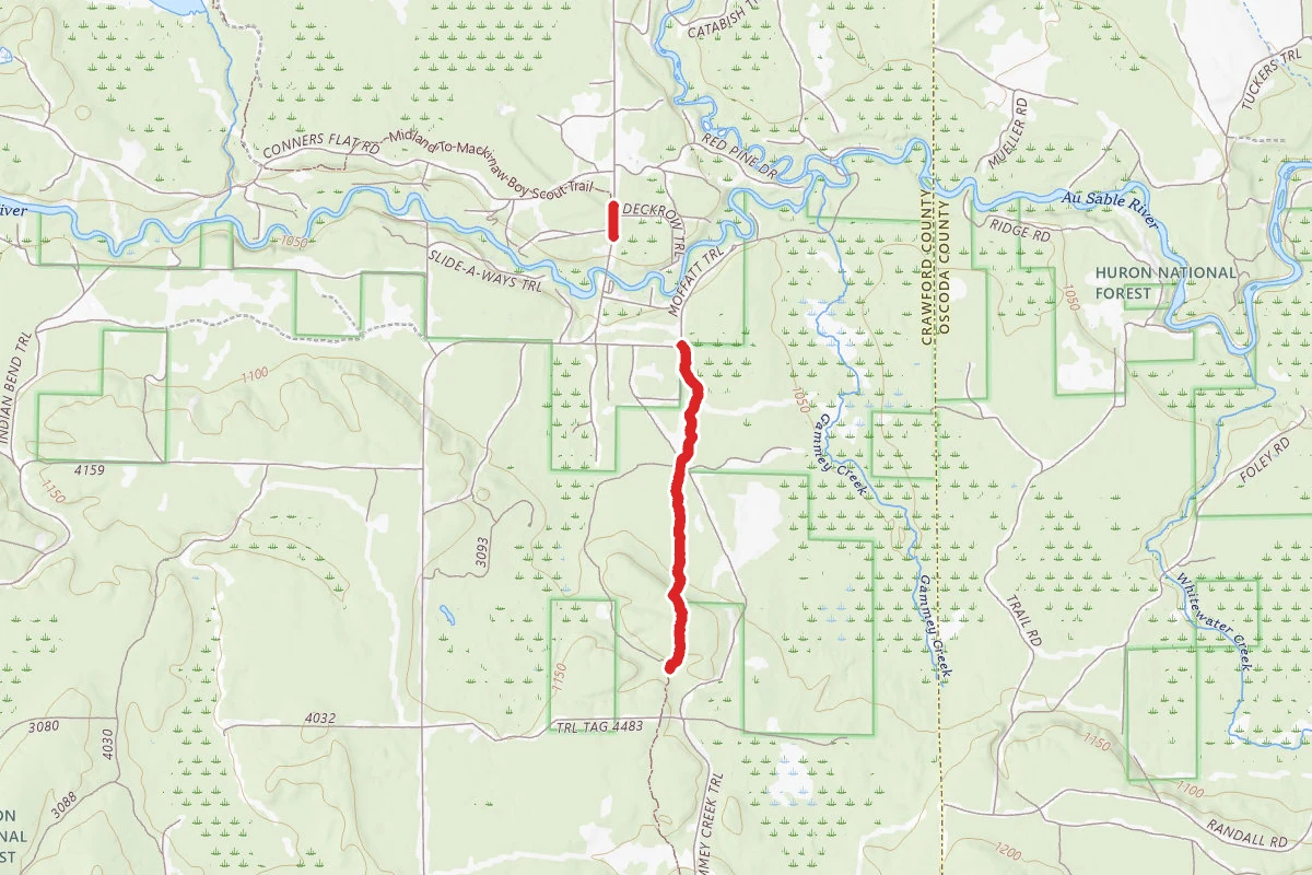 Midland to Mackinaw Boy Scout Trail