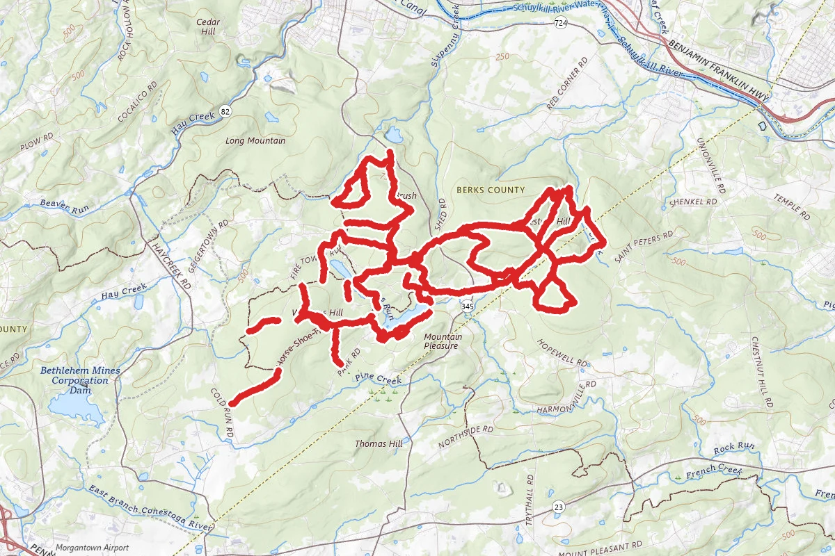 French Creek State Park Trails