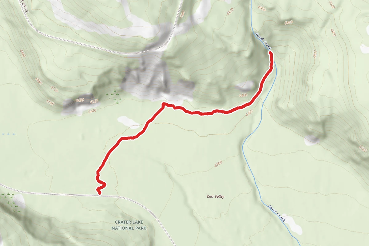 Plaikni Falls Trail