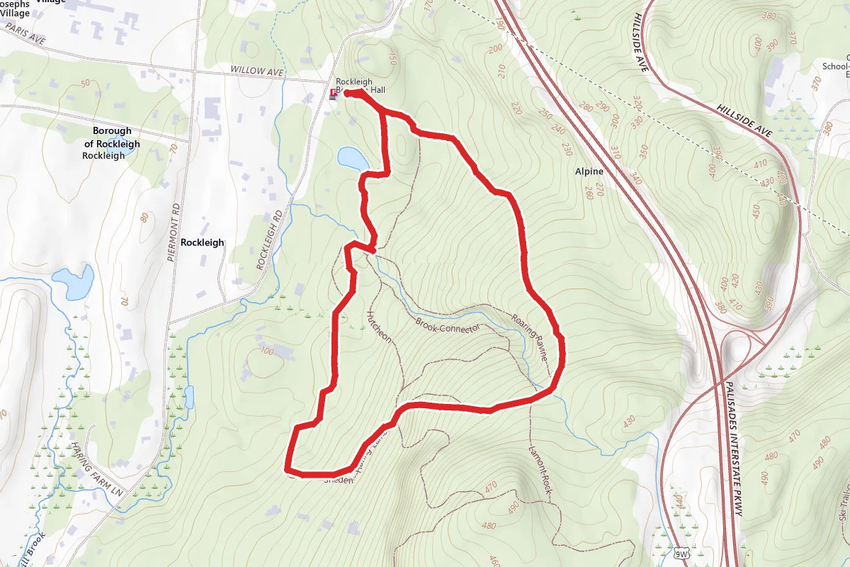 Rockleigh Woods Yellow Loop Trail