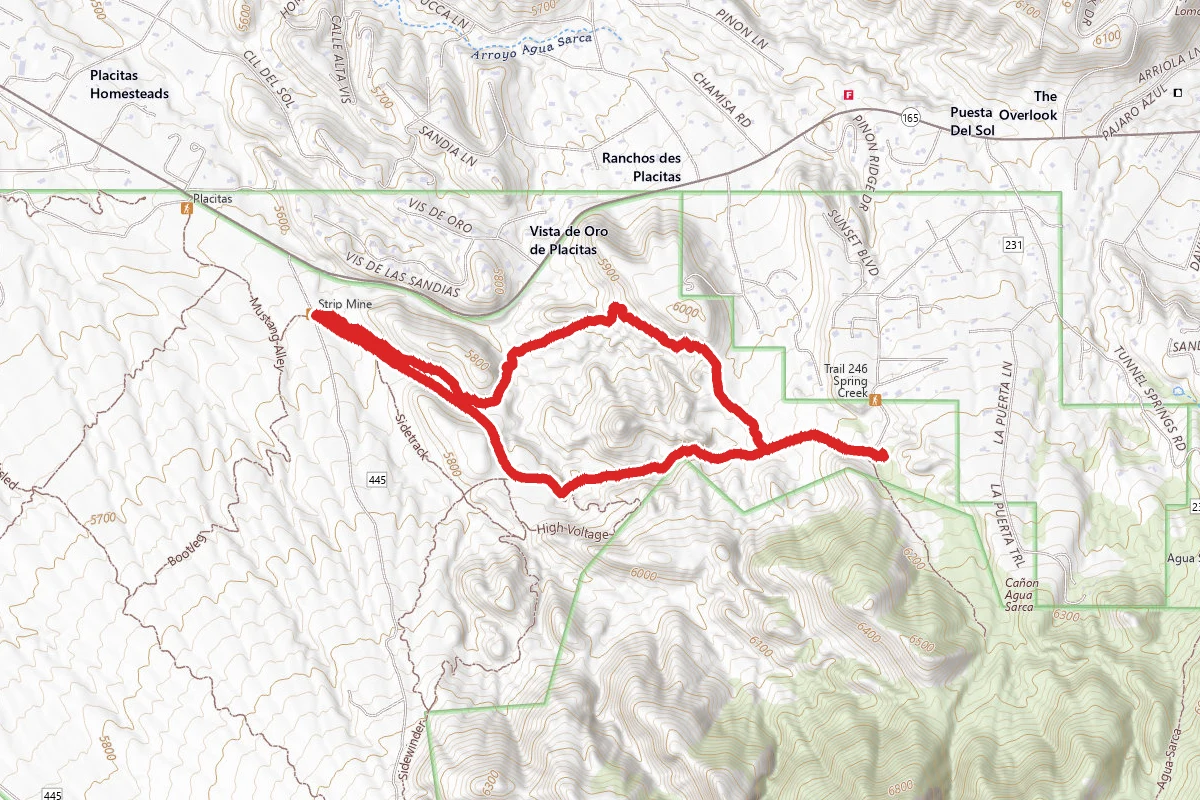 Stripmine and Chalkdust Trails Loop
